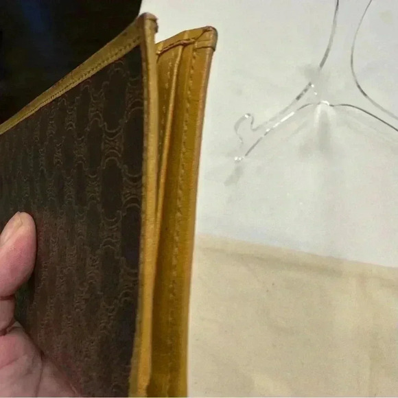 Celine Wallet Long Bi Fold Wallet Macadam Brown Woman unisex - Picture 13 of 16